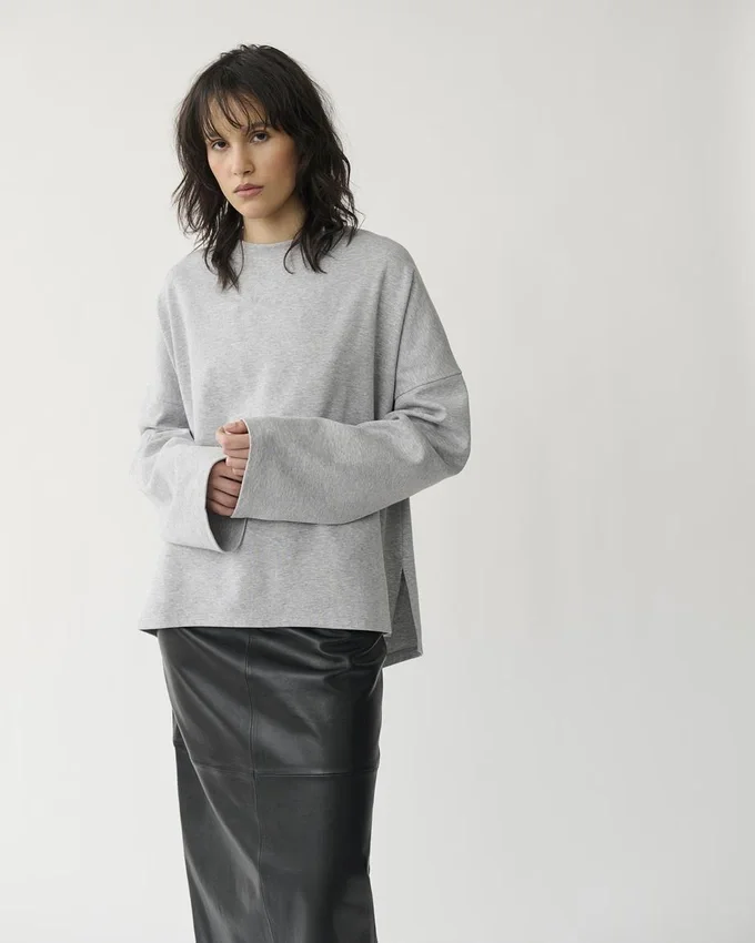 Boxy Long Sleeve T-Shirt W